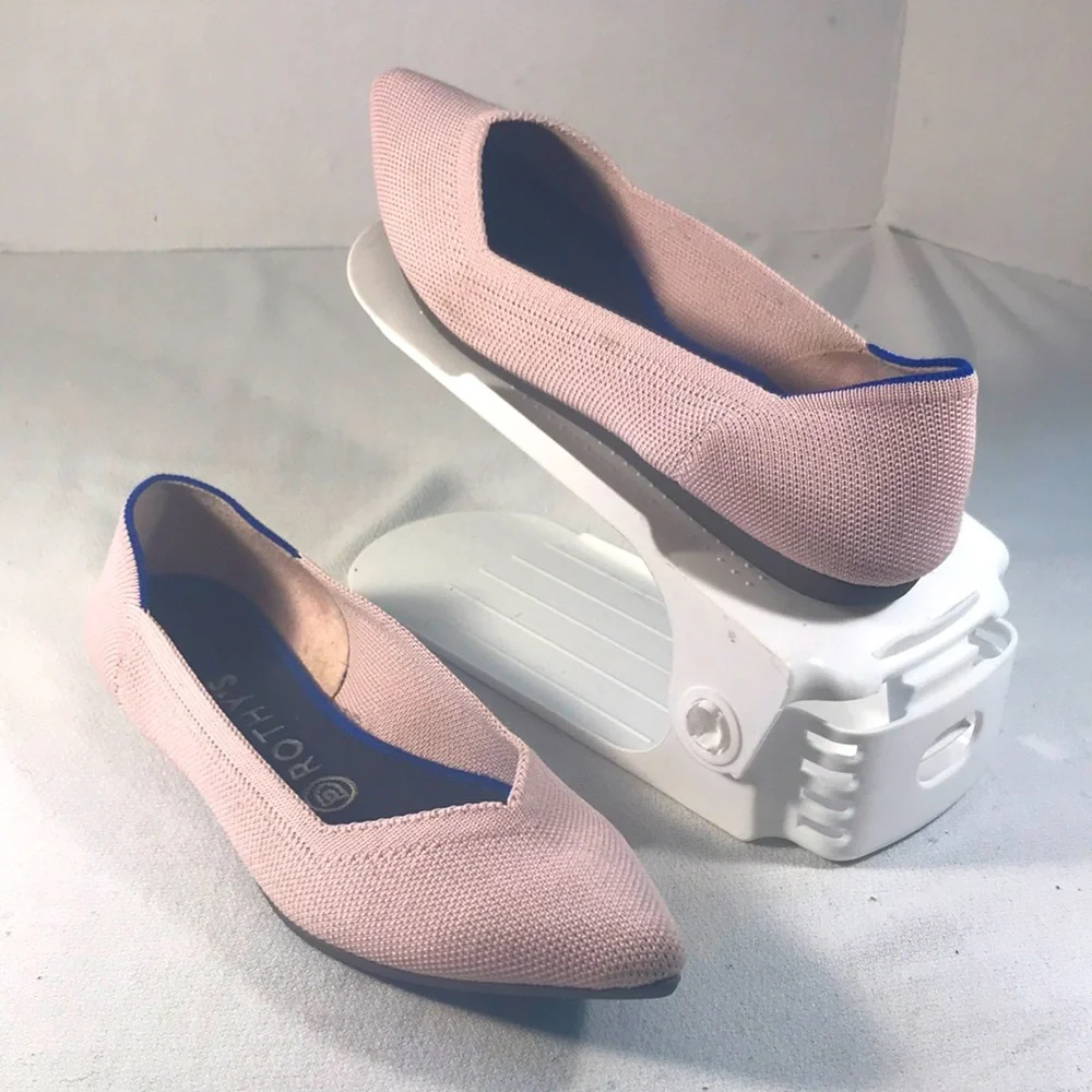 Rothy’s Women’s Petal Pink The Point Retired Knit Ballet Flats Size W7.5